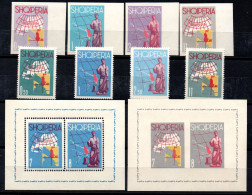 2379.1962  EUROPE,EUROPA PERF. & IMPERF MNH SETS AND BF - Albania