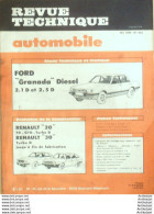 Revue Technique Automobile Ford Granada Diesel Renault 20 & 30   N°444 - Auto/Motor