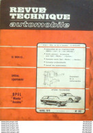 Revue Technique Automobile Opel Manta Ascona Simca 1501 & 1301   N°312 - Auto/Moto
