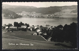 AK Seeham Am Obertrumer See, Ortsansicht Mit Kirche  - Autres & Non Classés