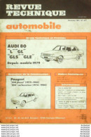 Revue Technique Automobile Audo 80 GL Peugeot 504 Toyota Land Cruiser   N°417 - Auto/Motor