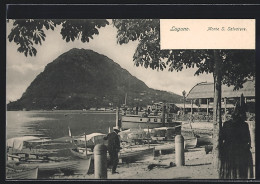 AK Lugano, Quai Mit Monte San Salvatore  - Lugano