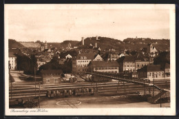 AK Ravensburg / Württ., Ortsansicht Von Westen über Die Bahntrassen  - Ravensburg