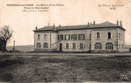 43 - SOLIGNAC SUR LOIRE / LA MAIRIE ET LES ECOLES - PLACE DU MARCHEDIAL - Solignac Sur Loire