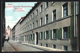 AK München, Schommerstrasse Mit Kath. Central-Gesellen-Vereinshaus  - Muenchen