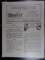 Le Petit Journal Du Brasseur N° 1838 De 1935 Brasserie Belgique Bières Publicité Matériel Brassage Brouwerij - 1900 - 1949