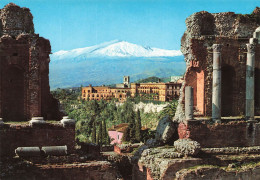 ITALIE - Taormina - Panorama Dell'Etna - Belle Vue - Colline De La Sicile - Piazza Duomo - Carte Postale - Autres & Non Classés