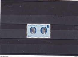 GUERNESEY 1973 Princesse Anne Et Capitaine Philipps Yvert 83, Michel 88 NEUF** MNH - Guernsey