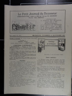 Le Petit Journal Du Brasseur N° 1851 De 1935 Brasserie Belgique Bières Publicité Matériel Brassage Brouwerij - 1900 - 1949