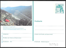 Germania/Germany/Allemagne: Intero, Stationery, Entier, Foresta Della Franconia, Franconian Forest, Forêt De Franconie - Other & Unclassified