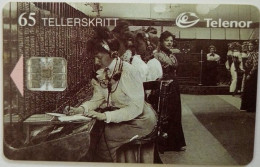 Norway 65 Unit Chip Card - Christiania Telegraf - Norwegen