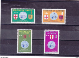 GUERNESEY 1975 NOËL Yvert 120-123, Michel 125-128 NEUF** MNH - Guernsey