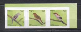 Brazil 2017- Brazilian Birds Birdpex 8 Strip Of 3v (Self Adhesif) - Unused Stamps