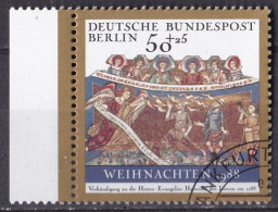 (Berlin 1988) Mi. Nr. 829 O/used Rand Links (BER1-1) - Gebraucht