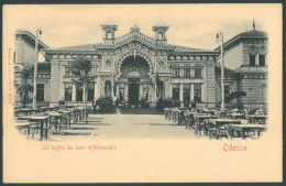 ODESSA Alexandre Park Buffet Vintage Postcard Оде́сса Ukraine - Ukraine