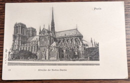 Carte Postale Ancienne Paris : Abside De Notre-Dame - Non Classés