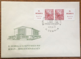 DDR,  DEBRIA FDC WZ D 21, 1959 - 1950-1970