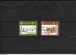 GUERNESEY 1985 EUROPA, Musique Yvert 322-323 NEUF** MNH Cote 2,50 - Guernesey