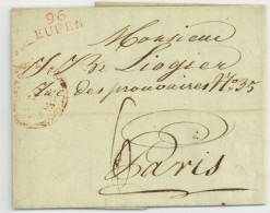 96 EUPEN 1806 Pour Paris - 1794-1814 (Französische Besatzung)