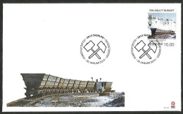 GREENLAND 2014 LEAD MINING FDC. - FDC