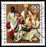 RFA Poste Obl Yv:1471/1472 Noël Naissance Du Christ (Beau Cachet Rond) - Used Stamps