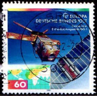 RFA Poste Obl Yv:1358/1359 Europa Cept L'Europe & L'espace (TB Cachet Rond) - Gebraucht