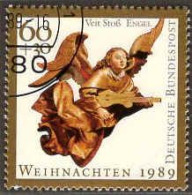 RFA Poste Obl Yv:1274/1275 Noël Figures De L'Eglise St-Lorenz  (Beau Cachet Rond) - Used Stamps