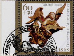 RFA Poste Obl Yv:1274/1275 Noël Figures De L'Eglise St-Lorenz Bord De Feuille (TB Cachet Rond) - Used Stamps