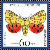 RFA Poste N** Yv:1430/1434 Für Die Jugend Papillons De Nuit - Unused Stamps