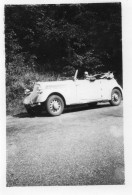 Photographie Amateur Vintage Snapshot Automobile Voiture Car Cabriolet - Automobiles