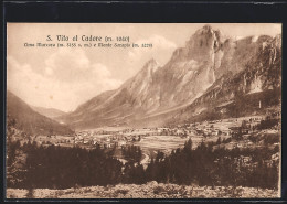 Cartolina San Vito Al Cadore, Panorama  - Sonstige & Ohne Zuordnung