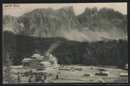 Cartolina Karersee, Hotel Gegen Latemar  - Altri & Non Classificati