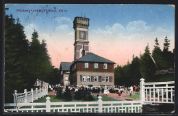 AK Annaberg / Erzgebirge, Aussichtsturm & Hotel Auf Dem Pöhlberge  - Poehl