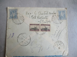 GRECE RECOMMANDE 4 TIMBRE LETTRE POUR FRANCE - Covers & Documents