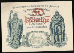 Notgeld Gotha 1921, 50 Pfennig, Gotthard Der Abt Und Ernst Der Fromme  - [11] Local Banknote Issues
