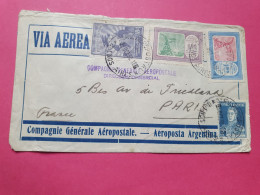 Argentine - Enveloppe De Buenos Aires Pour Paris En 1930 Par Avion - Réf 3617 - Lettres & Documents