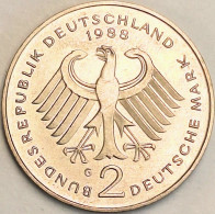 Germany Federal Republic - 2 Mark 1988 G, Kurt Schumacher, KM# 149 (#4842) - 2 Mark