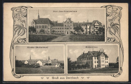 AK Dernbach / Westerwald, Herz Jesu-Krankenhaus, Mutterhaus Vom Kloster, Waisenhaus  - Other & Unclassified