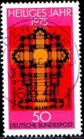 RFA Poste Obl Yv: 683 Mi:834 Heiliges Jahr Petersdom Zu Rom Grundriss (Beau Cachet Rond) (Thème) - Churches & Cathedrals