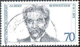 RFA Poste Obl Yv: 679 Mi:830 Albert Schweitzer Medecin (cachet Rond) (Thème) - Medicine