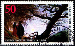 RFA Poste Obl Yv: 664 Mi:815 Caspar David Friedrich Peintre (TB Cachet Rond) (Thème) - Other & Unclassified