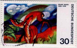 RFA Poste Obl Yv: 647 Mi:798 Franz Marc Les Chevreuils Rouges (Beau Cachet Rond) (Thème) - Modern