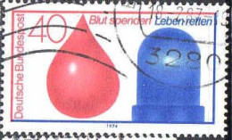 RFA Poste Obl Yv: 646 Mi:797 Blut Spenden Leben Retten (cachet Rond) (Thème) - Autres & Non Classés