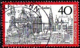 RFA Poste Obl Yv: 637 Mi:789 Aachen (Beau Cachet Rond) (Thème) - Eglises Et Cathédrales