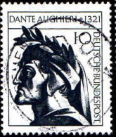 RFA Poste Obl Yv: 549 Mi:693 Dante Alighieri Poète Italien (TB Cachet Rond) (Thème) - Ecrivains