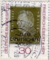 RFA Poste Obl Yv: 523 Mi:659 Friedrich Ebert Homme Politique (Belle Obl.mécanique) (Thème) - Sonstige & Ohne Zuordnung