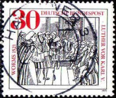 RFA Poste Obl Yv: 533 Mi:669 Worms Luther Vor Karl V (Beau Cachet Rond) (Thème) - Christianity