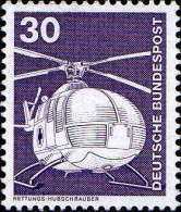 RFA Poste N** Yv: 698 Mi:849 Rettungs MBB Hubschrauber (Thème) - Helikopters