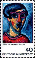 RFA Poste N** Yv: 648 Mi:799 Alexej Von Jawlensky Tête En Bleu (Thème) - Moderne