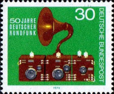 RFA Poste N** Yv: 635 Mi:786 Deutscher Rundfunk Appareil Radio 1923 (Thème) - Télécom